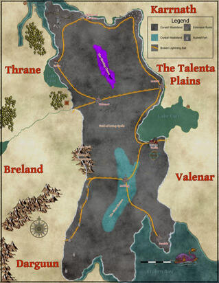 Map of the Mournland